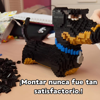 Perro Salchicha de Construcción - Blocky