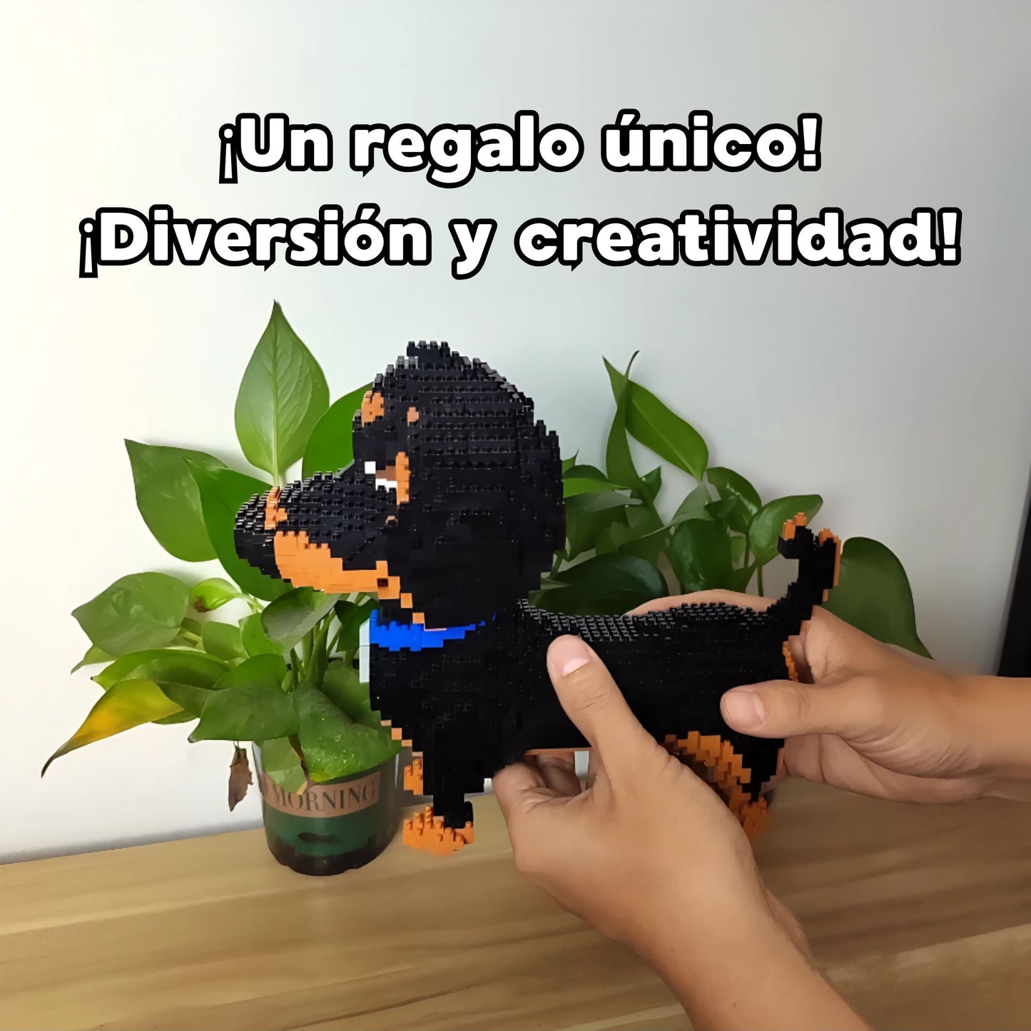 Perro Salchicha de Construcción - Blocky