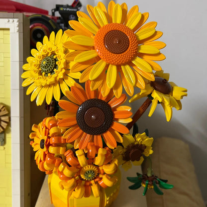 Girasoles de Construcción Grande