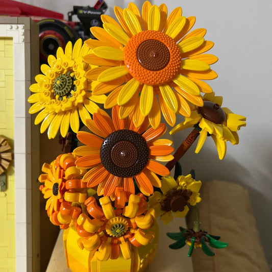 Girasoles de Construcción Grande