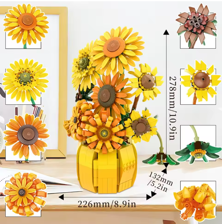 Girasoles de Construcción Grande