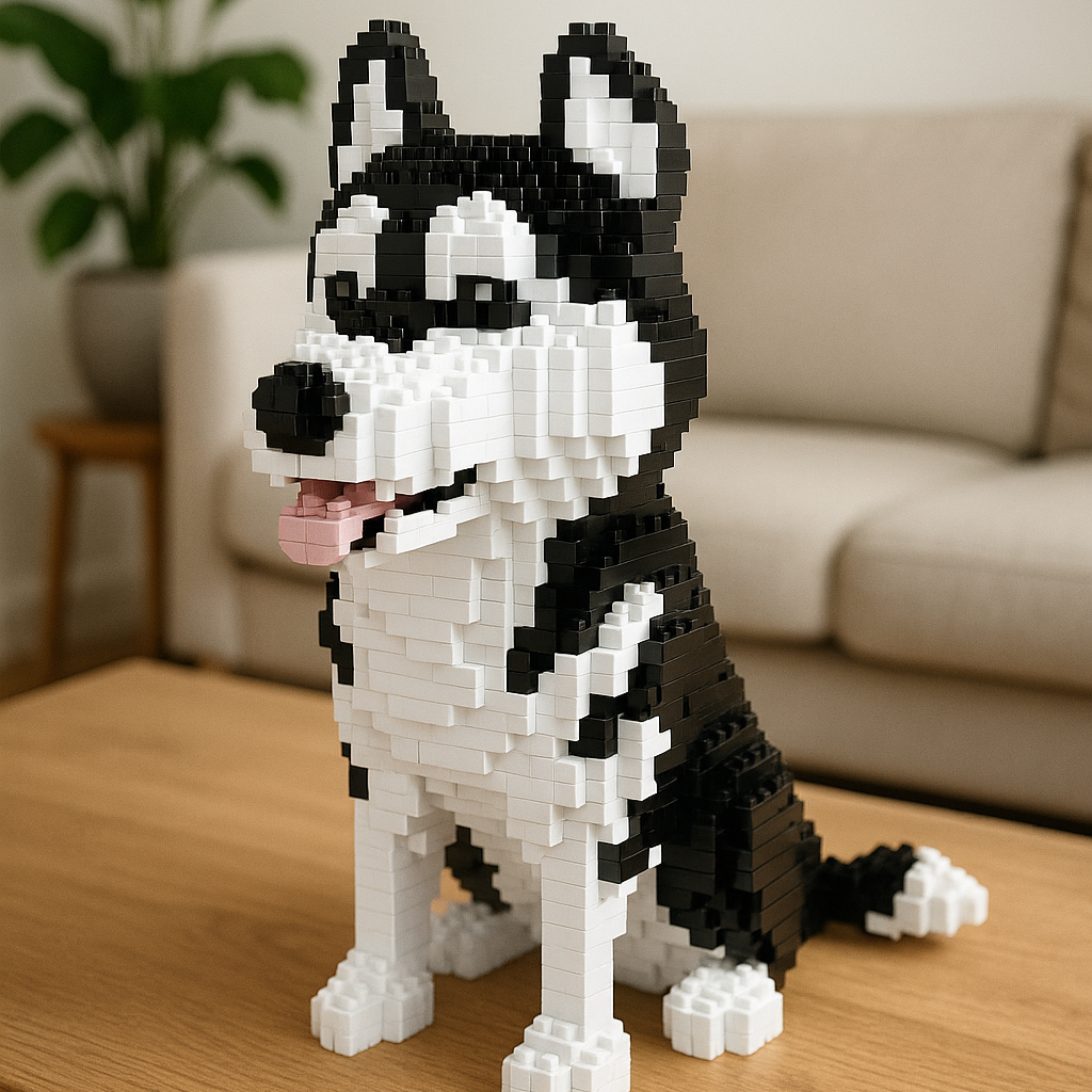 Perro Husky de Construcción