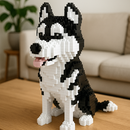 Perro Husky de Construcción